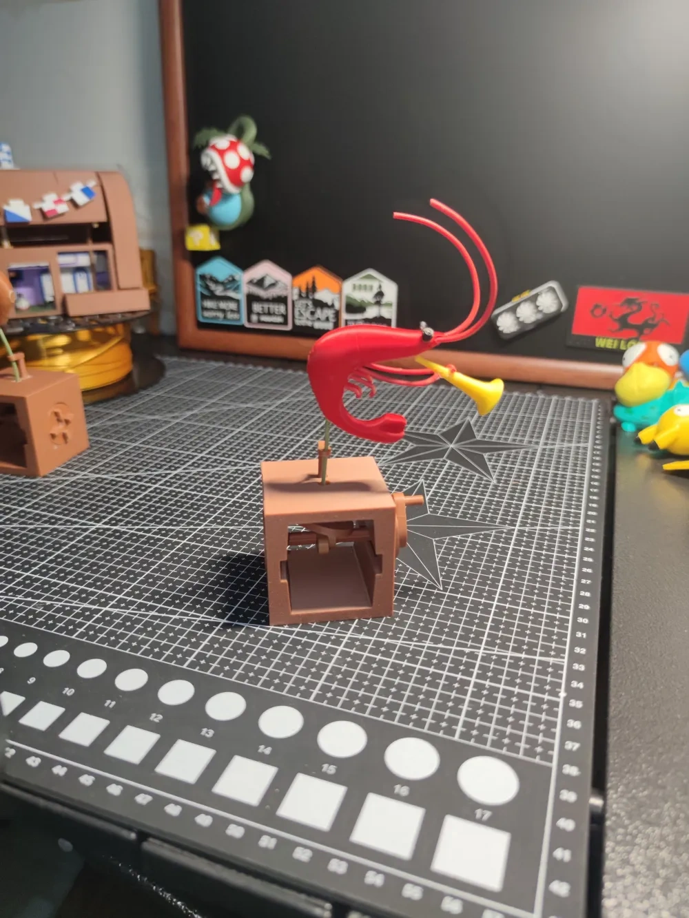 机巧装置 可动音乐大虾 - 免费 3D 打印模型 - MakerWorld