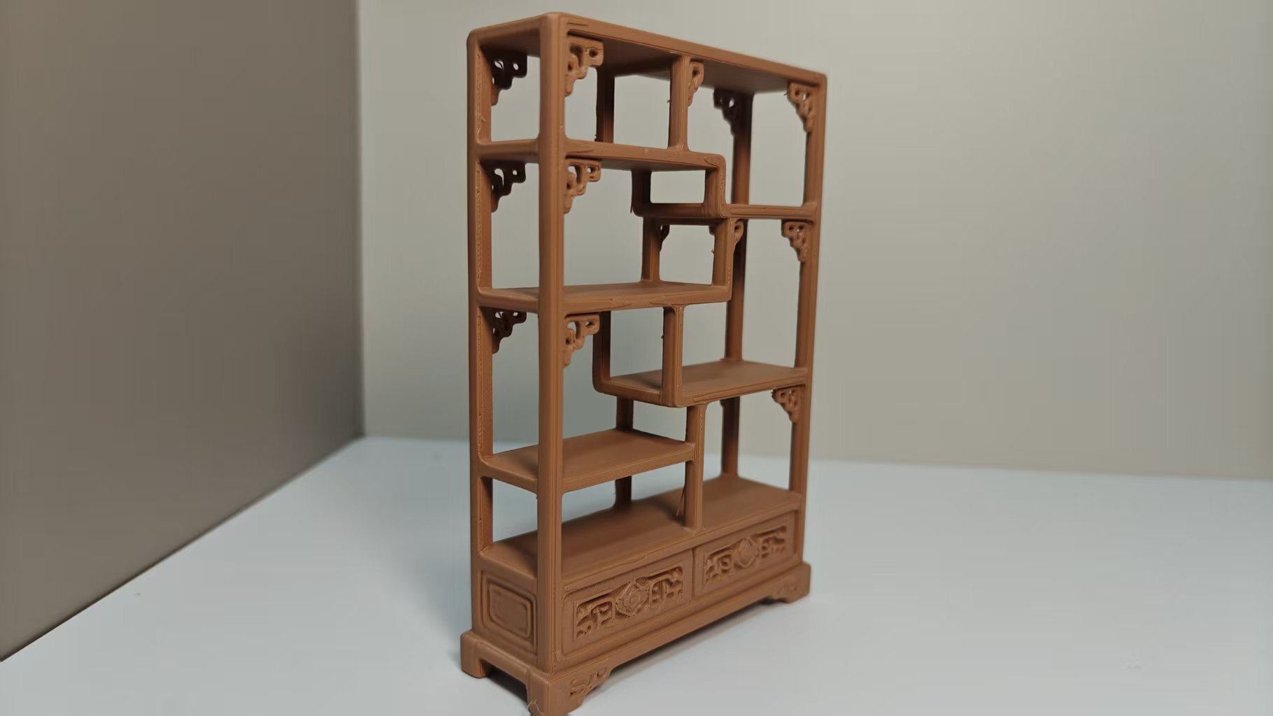 古风置物架- 免费3D 打印模型- MakerWorld