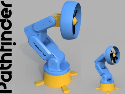 Multifunctional Robotic Arm - Desktop Fan