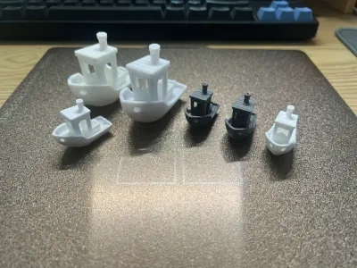 打印测试mini小船3克