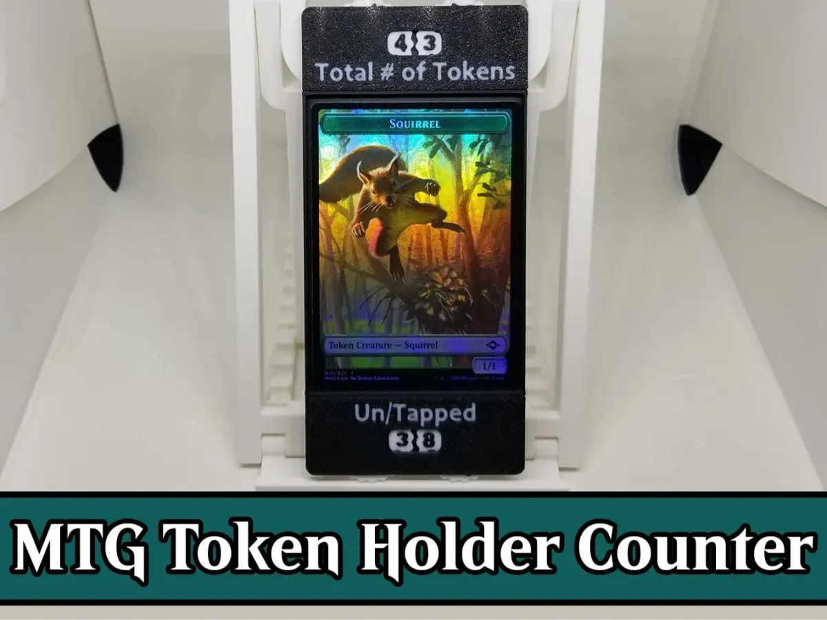 MTG Token Holder Counter / Tracker - 00-99 Dials - 免费 3D 打印模型 - MakerWorld