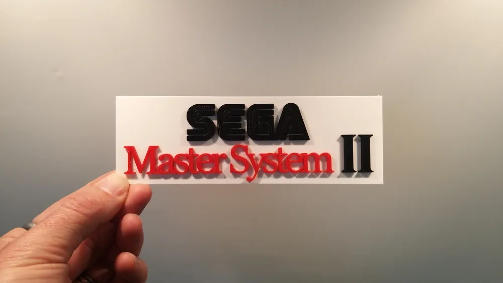 Master System II 标志 - 免费 3D 打印模型 - MakerWorld