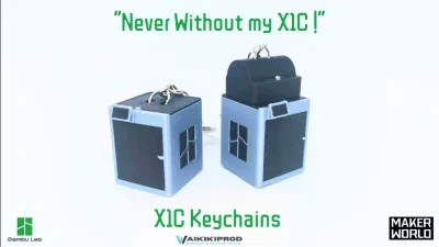X1 Carbon Keychain - "永远不离开我的X1 Carbon"