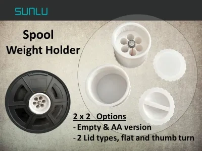 SUNLU料盘增重器 - AA电池或空心 - 两种盖子选项