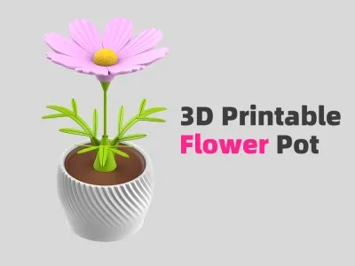 3D可打印花盆