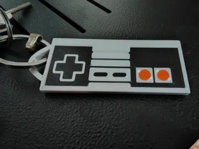 NES游戏手柄钥匙扣