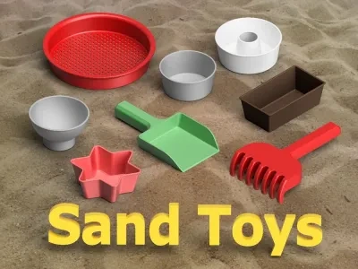 沙滩玩具 - 多种模型