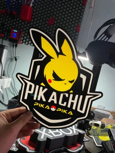 Pika Pika 皮卡丘 宝可梦灯箱