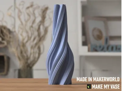 Twisted Vase (由Makerlab制作的Make My Vase)