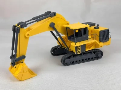 卡特彼勒 6020B 小型挖掘机 - 完全可3D打印模型 