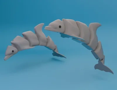 可活动的海豚