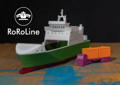 RoRo线路的滚装船