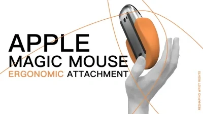 苹果魔术鼠标人体工学适配器