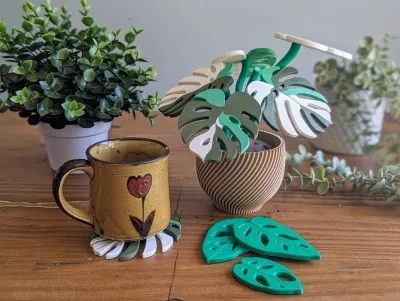 蕨类植物 - 多种品种 - 3D打印植物
