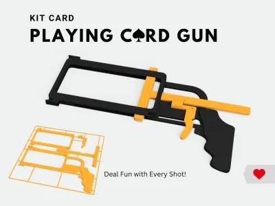 套装卡片-纸牌枪玩具