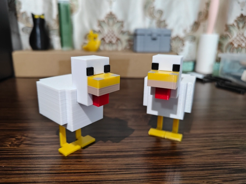 Minecraft中的鸡 来自 百合 風 - MakerWorld