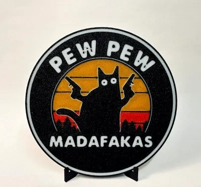 Pew Pew Madafakas 杯垫