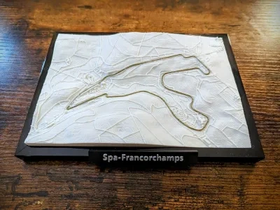 Spa-Francorchamps 三维微缩版（F1 版本）