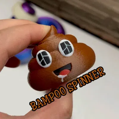 BAMPOO SPINNER / Bambu Logo Eyes Fudge Fidget Spinner