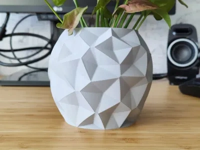 参数化 Voronoi 球形花瓶 - 花瓶模式设计