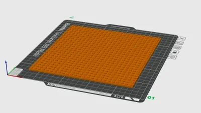 乐高基础板 200x200mm - 25x25个点