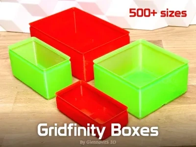 Gridfinity盒子（快速打印，简化版，更少耗材！）