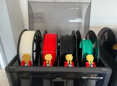 AMS + FEEDER + CLEAN FILAMENT V2： Gr3dstampaidee - MakerWorld