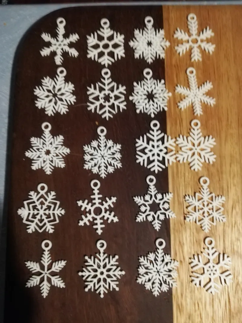 20个雪花