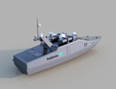 遥控驱逐艇（喷射版）船身主体 V1