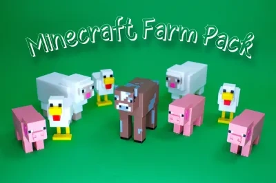 Minecraft动物农场套装