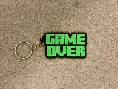 游戏结束挂件 - Minecraft 钥匙链