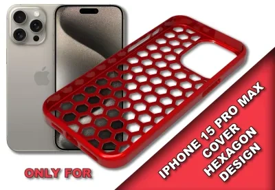 IPhone 15 PRO MAX - Hexagon设计的手机壳