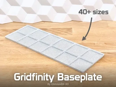 Gridfinity基座-轻型或实心-耗材更少