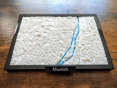 慕尼黑德国3D微缩模型