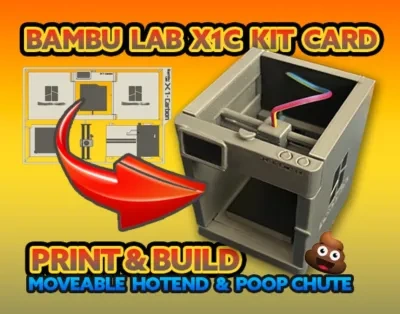 X1C BAMBU LAB 打印机组件包卡片