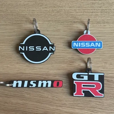 日产经典/新款/GT-R/Nismo标志钥匙链 - 日产经典/新款/GT-R/Nismo钥匙链