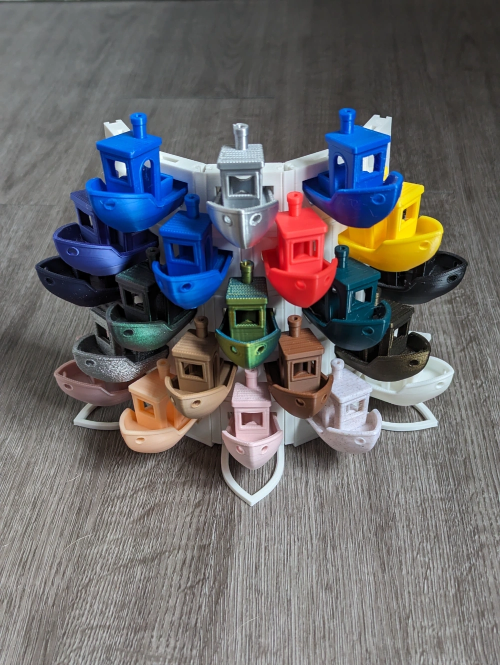 模块化的Benchy模型展示架 来自 StickMan - MakerWorld