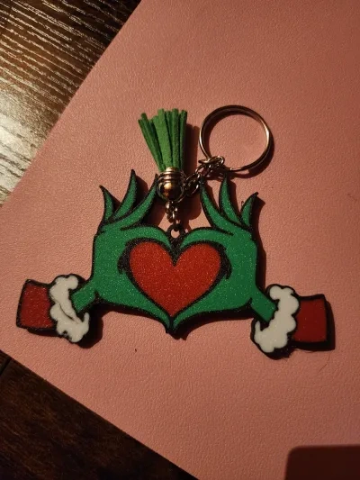 Grinch装饰品或者钥匙链