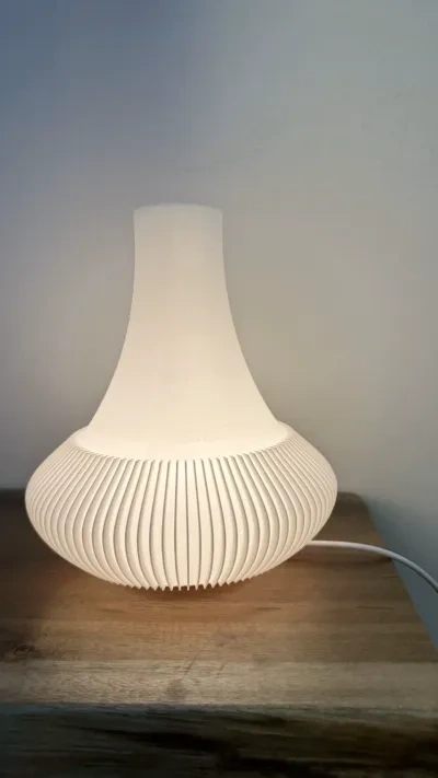 bambu LED灯套件001的花瓶形状