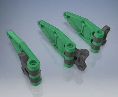 270度门铰链 - 为3D打印设计
