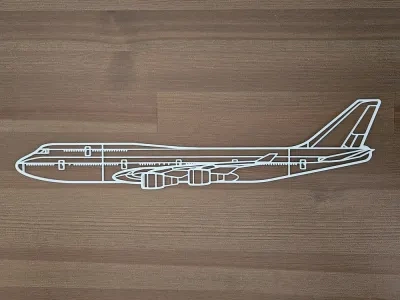 波音747墙艺术