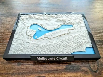 澳大利亚大奖赛3D迷你模型