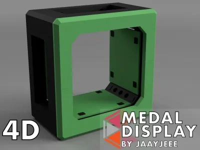 MedalDisplay 4D - 模块化3D打印展示盒