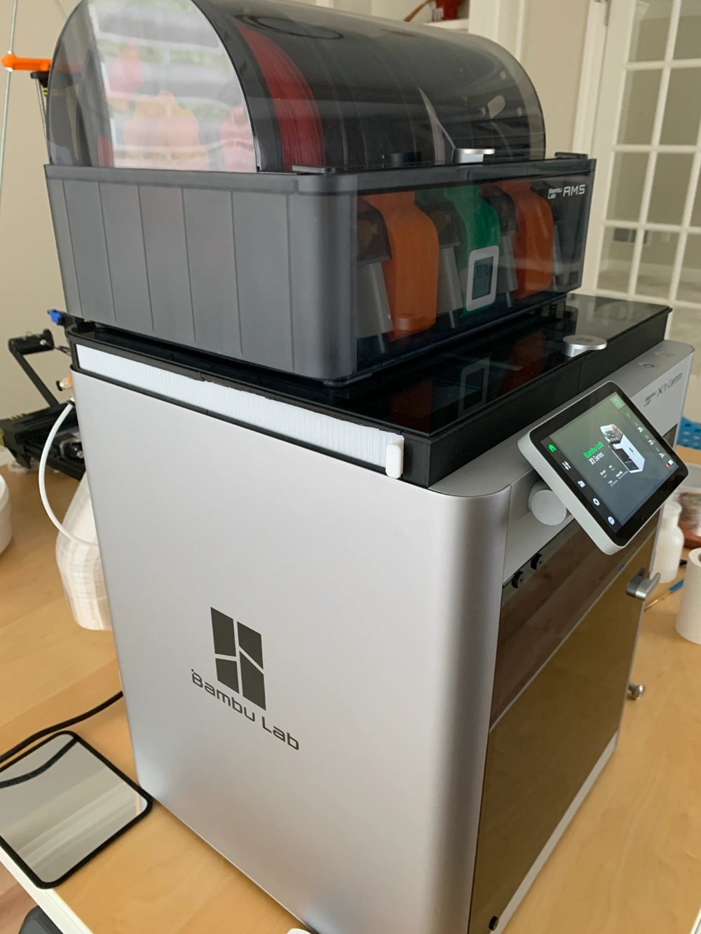 拓竹实验室X1C增高架带百叶窗门 来自 user_3257010834 - MakerWorld