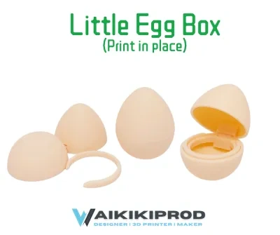 小鸡蛋盒 - 打印出来就可以使用