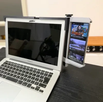 手机或平板电脑作为笔记本电脑的第二屏幕适配器 - 在Macbook Air和Microsoft Surface上测试过