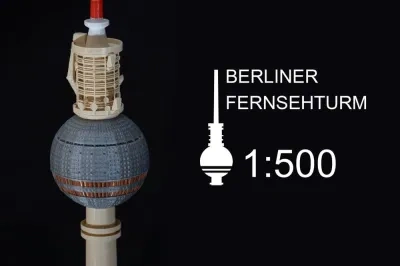 柏林电视塔（Berlin television tower）1:500