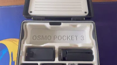DJI OSMO Pocket 3 带有 AirTag 插槽的硬质保护盒
