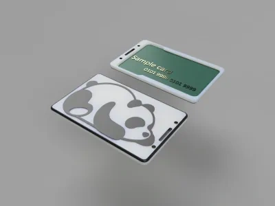 卡片支架 - 熊猫