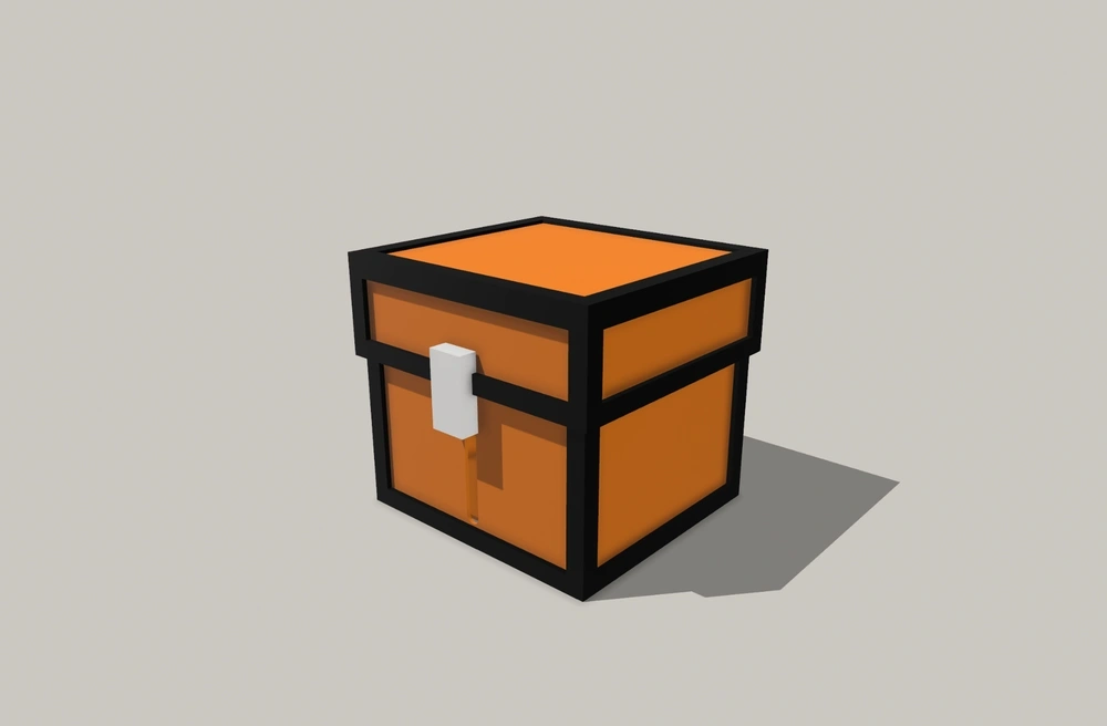 我的世界宝箱通用纸盒 Minecraft Treasure Box Toilet Paper Box 来自 我的妹妹最可爱 - MakerWorld